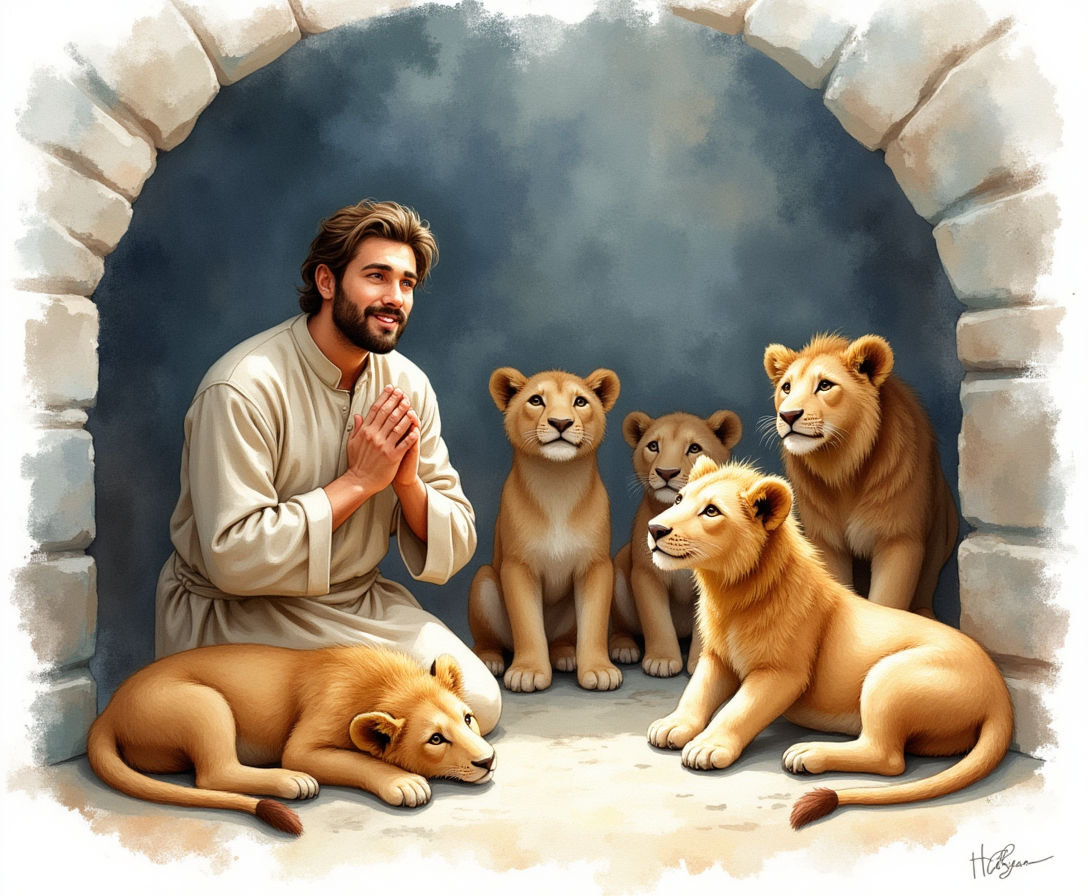 Daniel in Lions Den